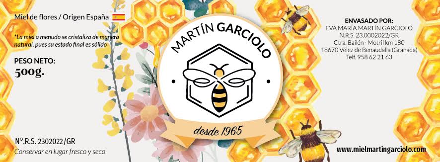 miel Martín Garciolo, miel de Granada, miel de calidad