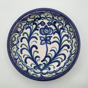 Martín Garciolo - Ensaladera cerámica tradicional granadina "Fajalauza"
